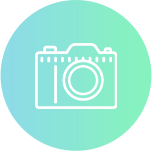 プロ仕様のカメラによる写真撮影